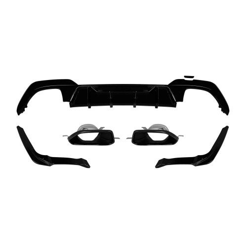 Difuzer Bmw 3 G20/G28 19-22 MP MPC Rear Diffuser With 340 Tips