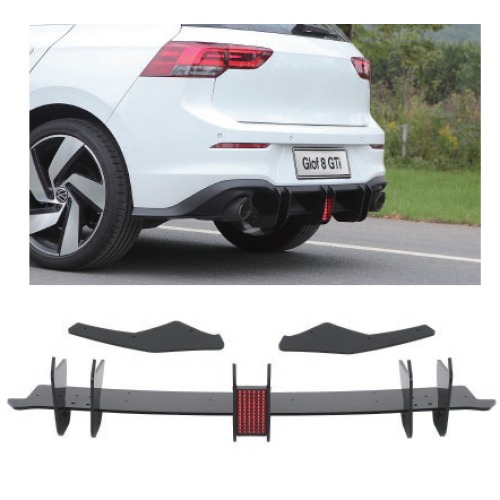 GOLF 8 GTI difuzer shark me led