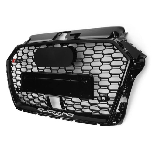 GRILL Audi BLACK RS A3 17-20