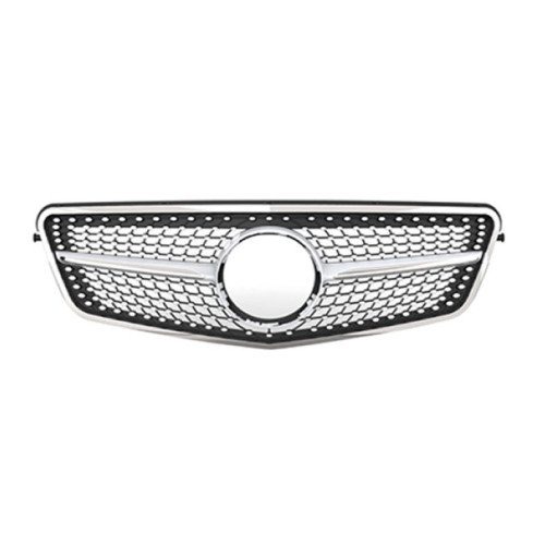 Grill Mercedes W212 09-13 diamond black / krom
