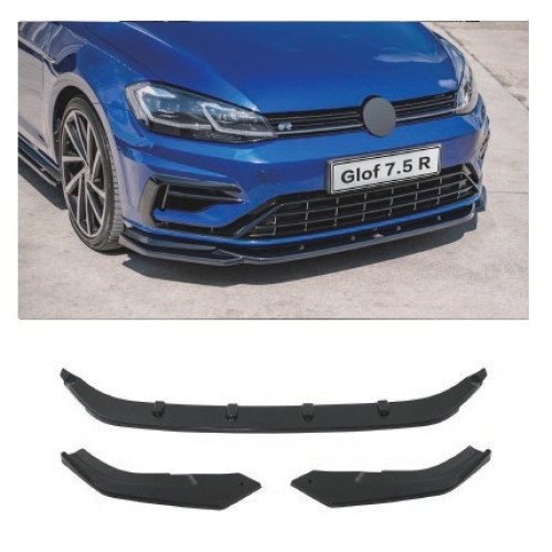 Lip spojler Golf 7.5 R / RLINE MAX 3pcs