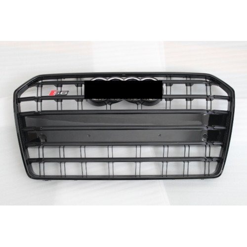 GRILL Audi BLACK Sline A6 16-18