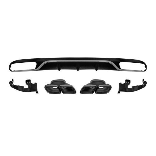 Difuzer Mercedes W213 E63 black per normal 16-20 & 20-23