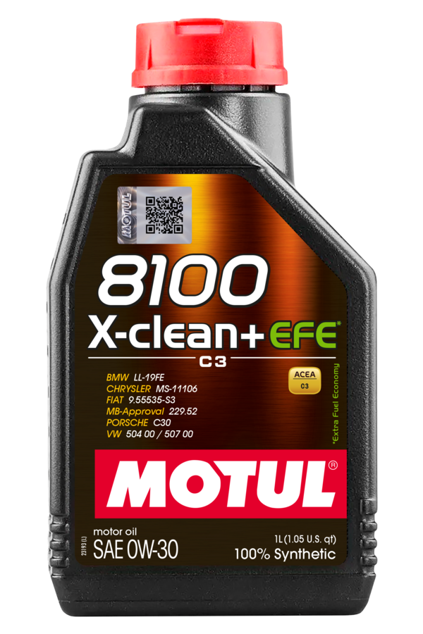 MOTUL 8100 X-CLEAN+ EFE 0W-30 1 L