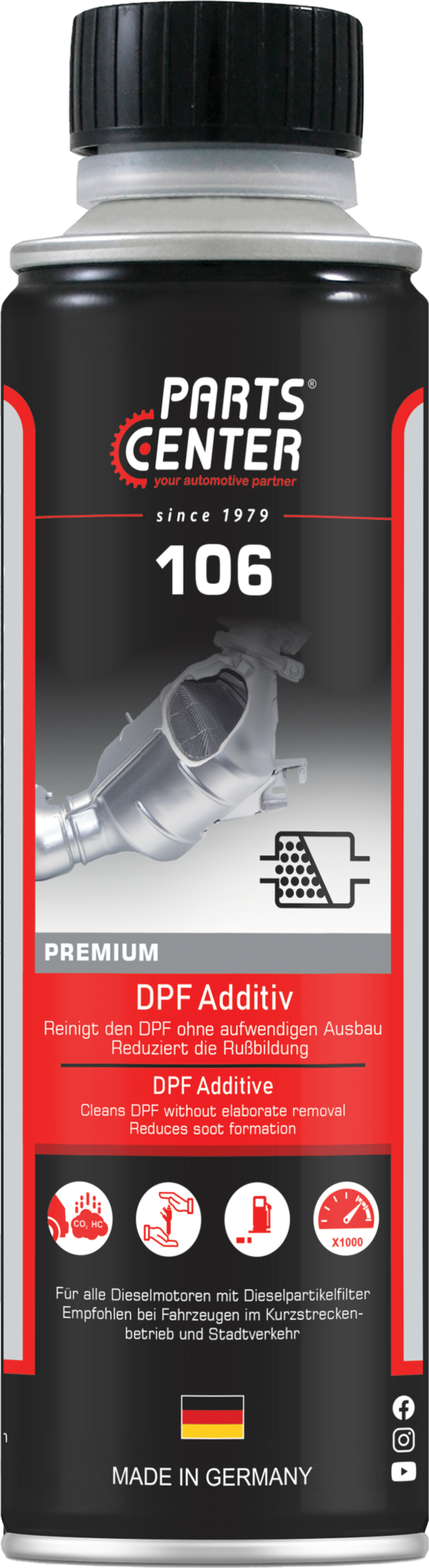 Parts Center 106-DPF ADDITIV 300 ml