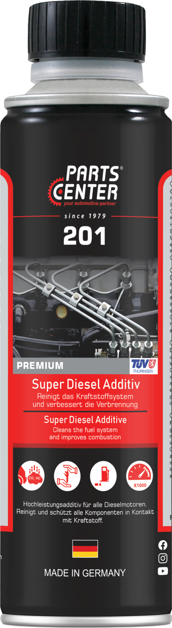 Parts Center 201-Super Diesel Additive (TÜV) 300 ml