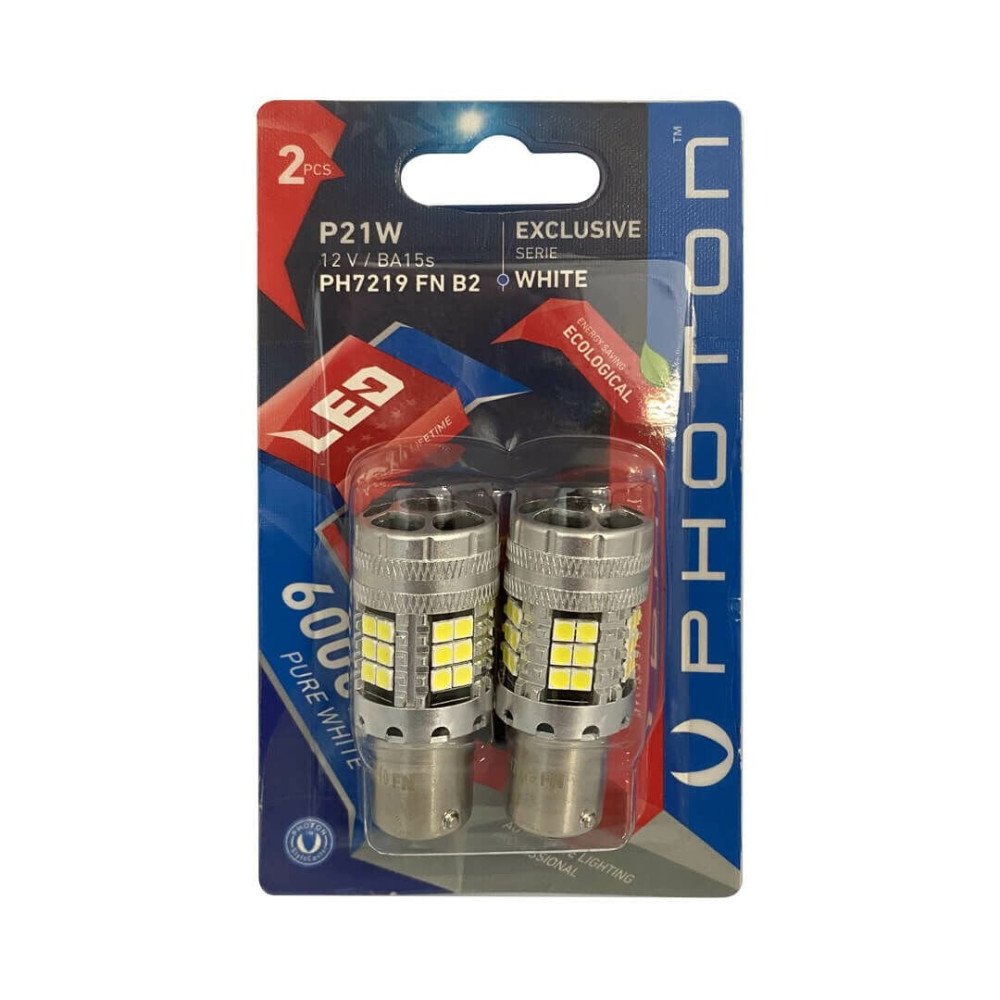 Photon P21W White Fan Blister