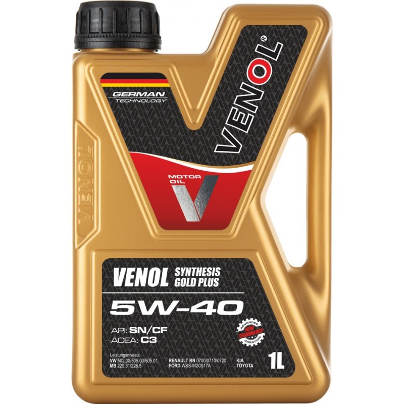 Venol Synthesis Gold Plus 5W-40 C3 — 1 L